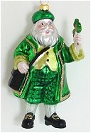 Irish Santa with Shamrock